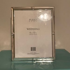Silver Wedding Picture Frame 8”x10”